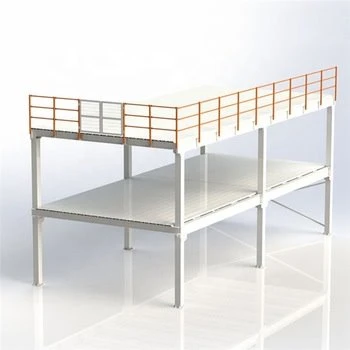 Piso de suporte para rack de mezanino multi-camadas