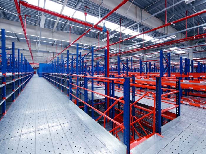 Racks de armazenamento de armazéns de fábrica na China Sistema de prateleiras...